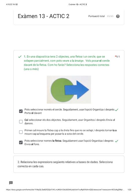acctic|actic gencat examen.